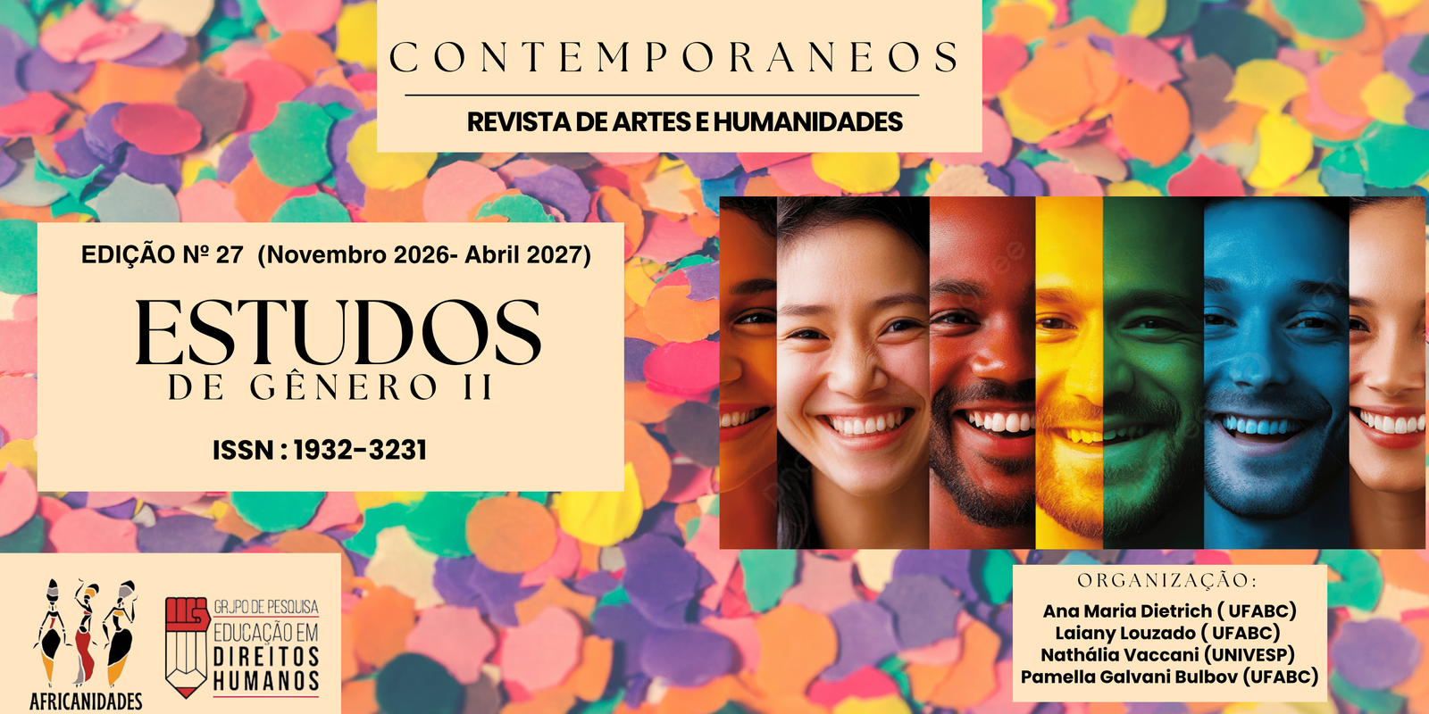 Edição 27 – Estudos de Gênero II – Novembro 2026 a abril 2027